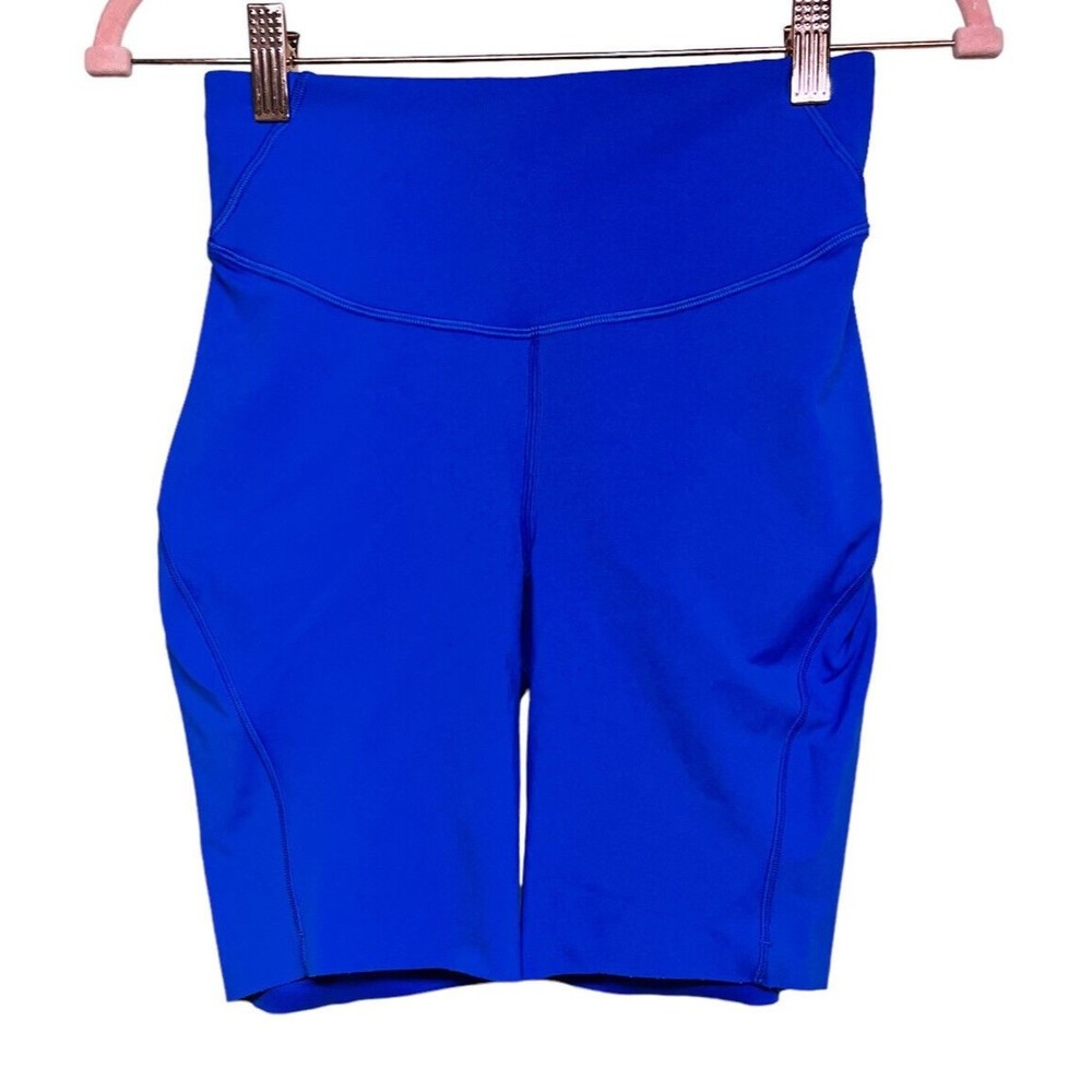 Lululemon Base Pace High-Rise Short 8" Blazer Blue Tone Women’s Size 6